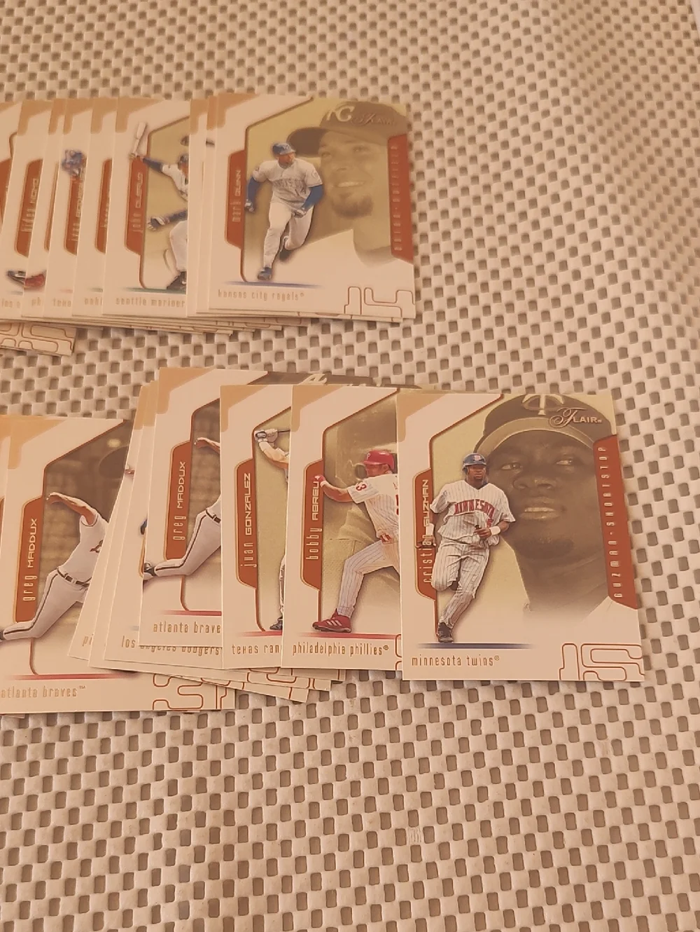 50 Baseball Trading Cards 2002 Selling as a set As shown Smoke/pet free